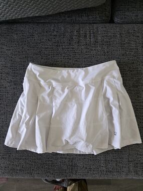 Fila White Women's Athletic Skort Tennis Skirt Size Small